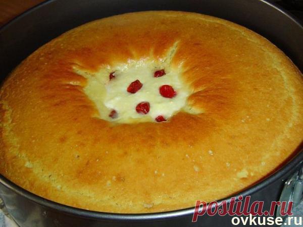 "Пирог-ватрушка" - Простые рецепты Овкусе.ру