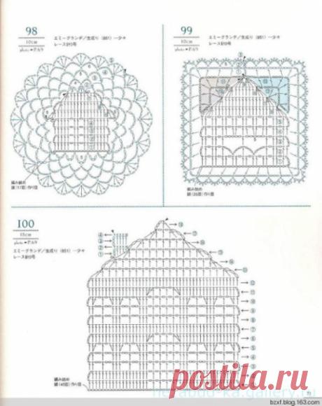Вязаные домики