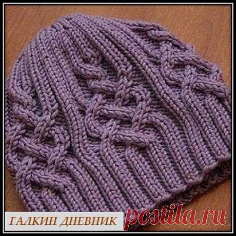 ГАЛКИН ДНЕВНИК : Вязание женской шапки спицами