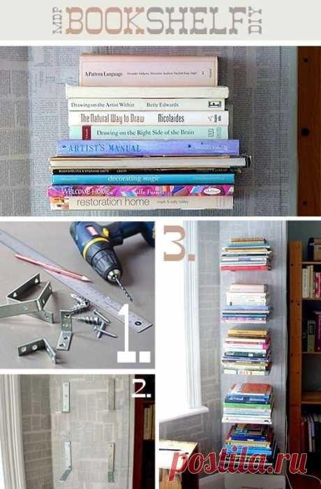 25 Awesome DIY Ideas For Bookshelves