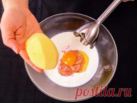 Взбейте фарш с кефиром и вы останетесь довольны / Простой рецепт вкусных котлет