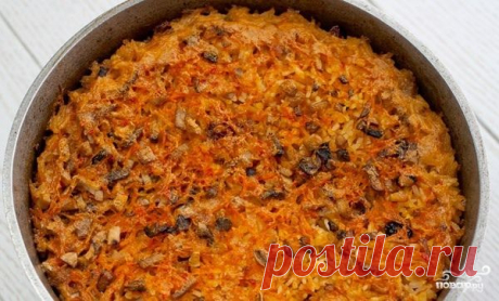 Плов с шампиньонами