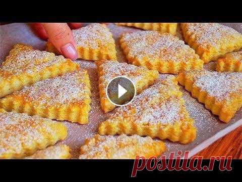 ОБАЛДЕННОЕ ПЕЧЕНЬЕ ЗА 10 минут+выпечка! МЯГКОЕ И ОЧЕНЬ ВКУСНОЕ!!! Печенье на сметане к чаю за считанные минуты! Печенье по этому рецепту получается очень мягкое, слоистое, безумно вкусное и очень ароматное! А пригото...