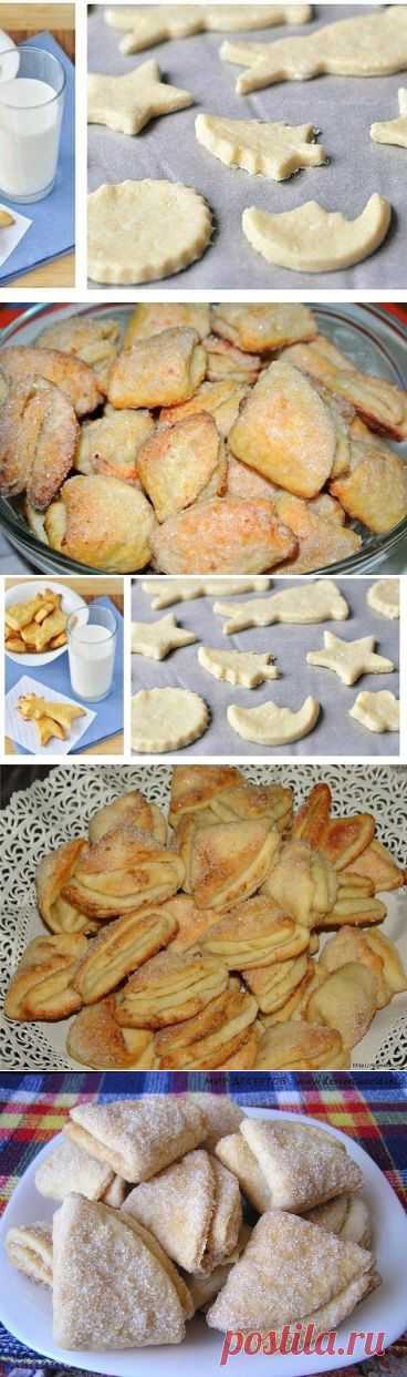 Творожное печенье