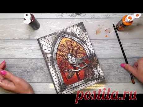 Decorating the box 🍂🍁🍂DIY
