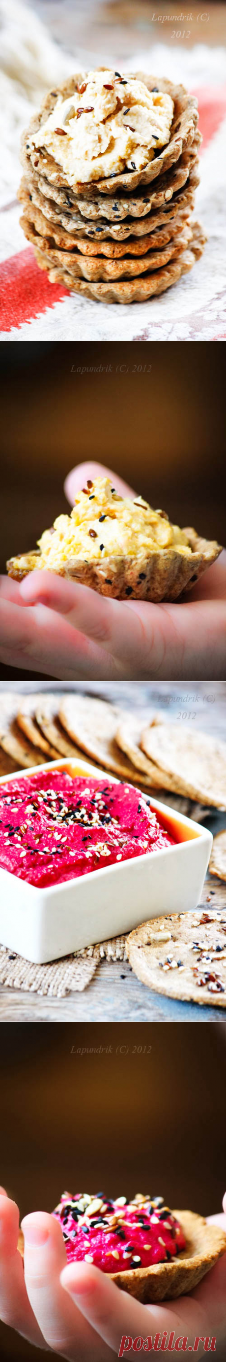 Цельнозерновые хлебцы и тарталетки. Хуммус. Муттабаль. - Lapundrik — ЖЖ