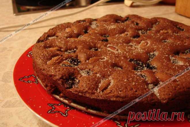 Шоколадный рождественский пирог пошаговый рецепт с фото