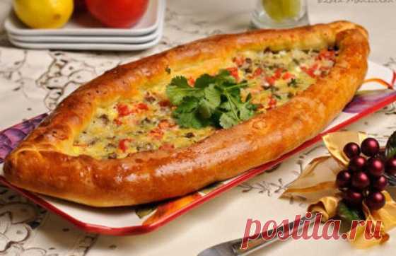 Пицца турецкая — Pide с мясом и с сыром - Кулинарный рецепт - Повар в доме