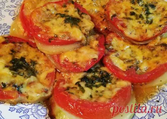 Запечённые кабачки с помидорами и сыром Автор рецепта Ася Соловьева  - Cookpad