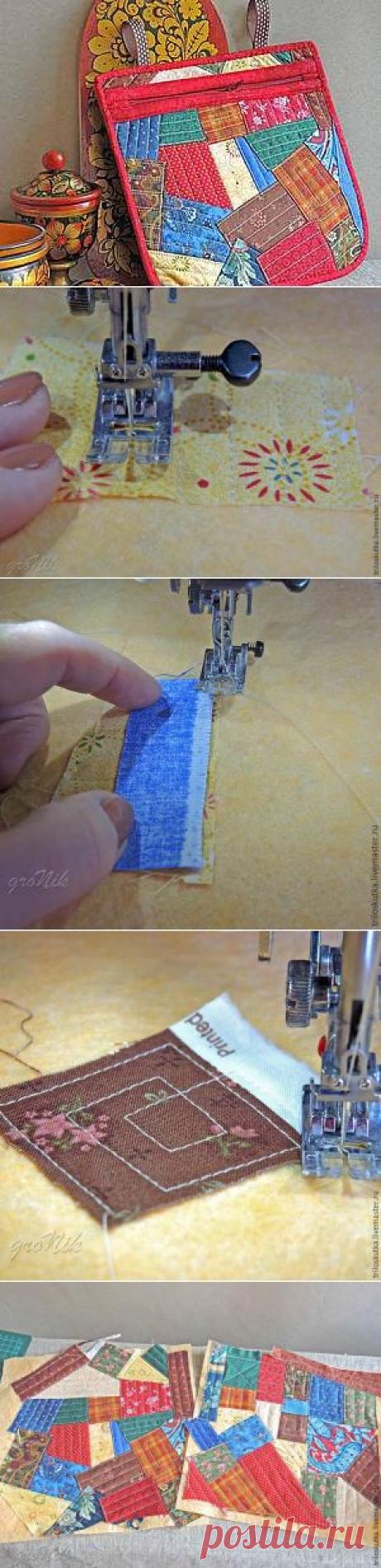 Шьем лакомник в русском стиле из лоскутков