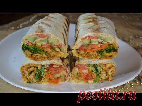 ДОМАШНЯЯ ШАУРМА😋ОЧЕНЬ ВКУСНАЯ и ХРУСТЯЩАЯ