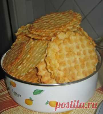 Сырные вафельки