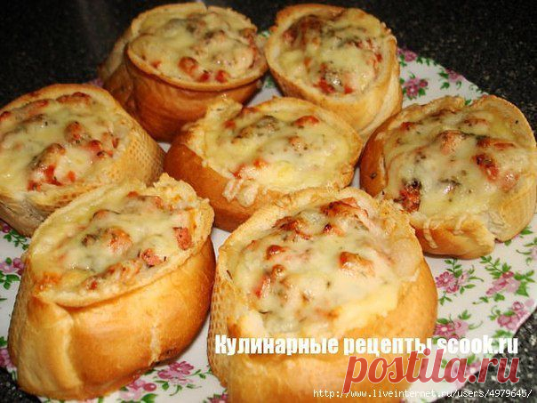 ПИЦЦА В БАТОНЕ (на скорую руку).