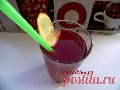 Коктейль с ананасовым соком, ромом и замороженной калиной, рецепт приготовления