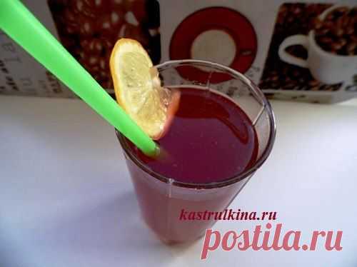 Коктейль с ананасовым соком, ромом и замороженной калиной, рецепт приготовления