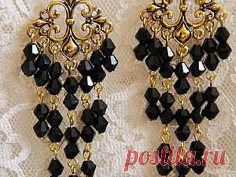 Мастер-класс: Серьги &quot;1000 и одна ночь&quot; - Ярмарка Мастеров - ручная работа, handmade