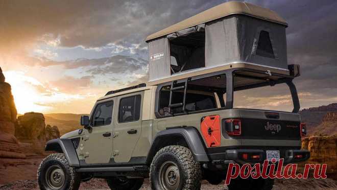 Jeep Gladiator 2019 – новый пикап представлен сразу в 6 необычных исполнениях - цена, фото, технические характеристики, авто новинки 2018-2019 года