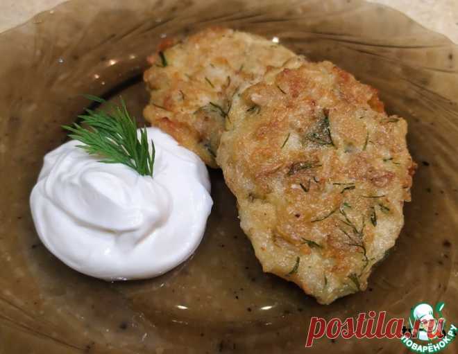 Овсяные оладьи с чесноком и укропом – кулинарный рецепт