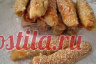 Сырные трубочки с кунжутом - пошаговый рецепт с фото на Повар.ру