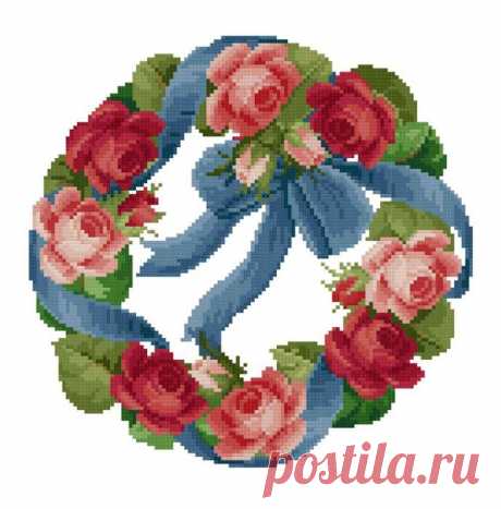 Венок из цветов.