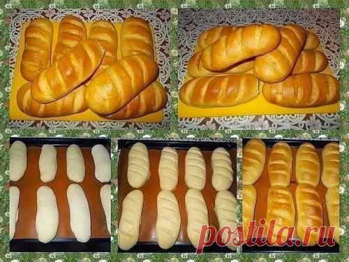 Вкусные домашние батоны | Банк кулинарных рецептов