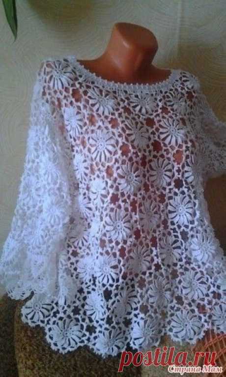 Ажурная туника из красивых мотивов