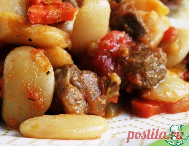 Яхния с бараниной и фасолью – кулинарный рецепт