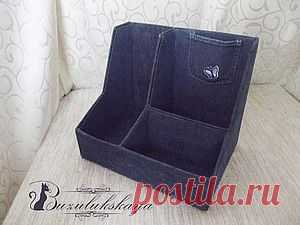 Делаем органайзер на рабочий стол в технике картонаж