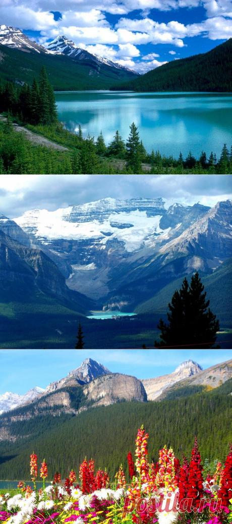 Изумрудное озеро, или озеро Луизы! Канада!