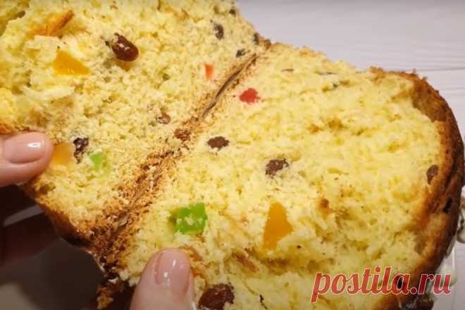 Вкусный кулич на Пасху из венского теста: проверенный рецепт