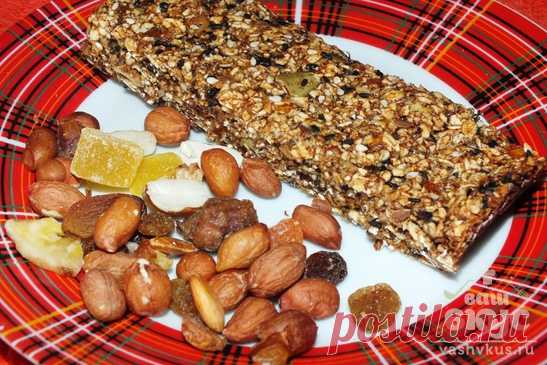 Батончики-мюсли (пошаговый фото рецепт) - ВашВкус