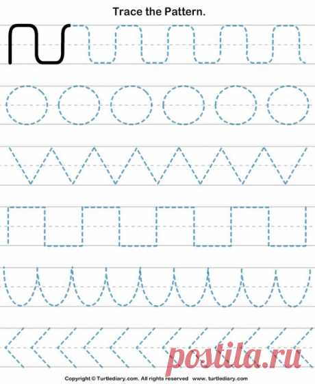 (690) Draw Pattern Worksheets | educativo