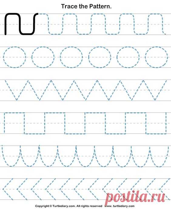 (690) Draw Pattern Worksheets | educativo