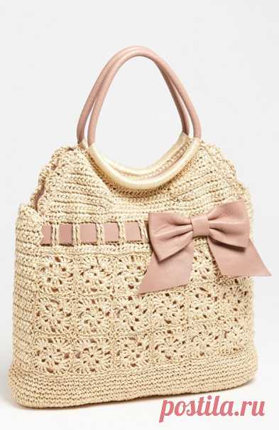Запись на стене Сумочка Red Valentino, вязаная крючком