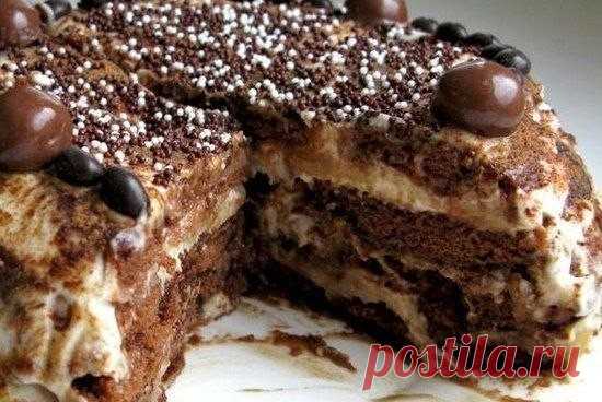 ​Пряничный торт (без выпечки)