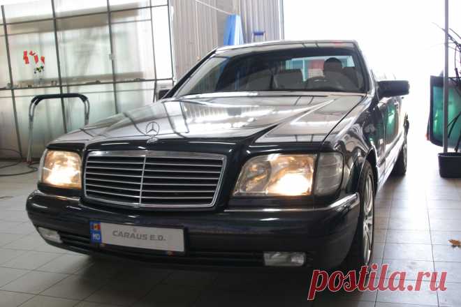 Mercedes Кабан с новым лобовым стеклом