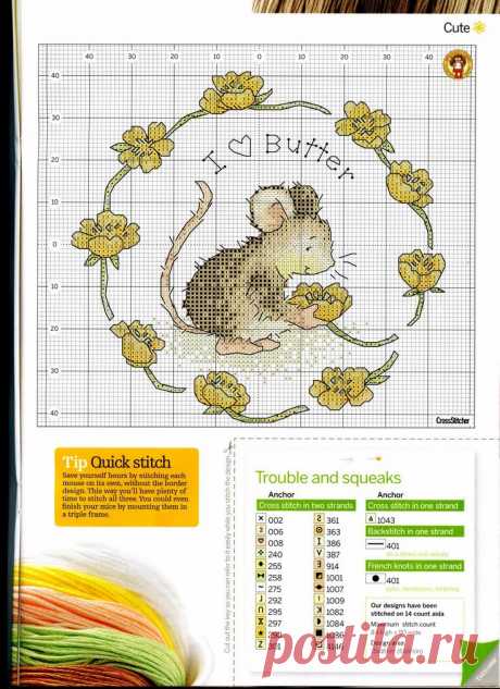 Trouble And Squeaks (Margaret Sherry) From Cross Stitcher N°215 August 2009 4 of 5