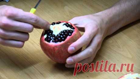POMEGRANATE OPENING - Awesome Pomegranate Technique - jak otworzyć granat How To Cut and Open a Pomegranate Secret Pomegranate Seeding Trick deseeding Najlepszy i najskuteczniejszy film instruktażowy jak poradzić sobie z owocem gra...