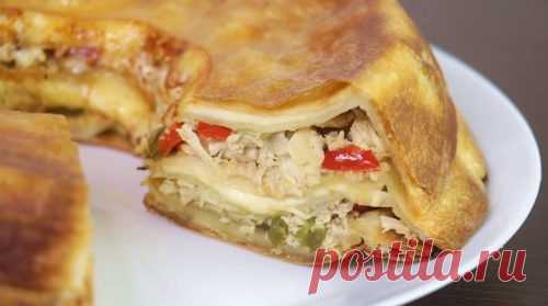 Закусочный пирог из лаваша: покорит всех своим вкусом