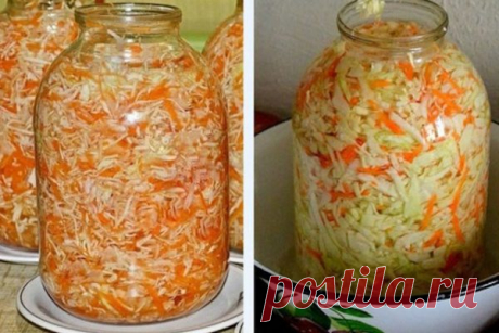 Предлагаю рецепт вкусной квашеной капусты, который не требует особых затрат и усилий. Она получается хрустящей и такой сочной! — БУДЬ В ТЕМЕ