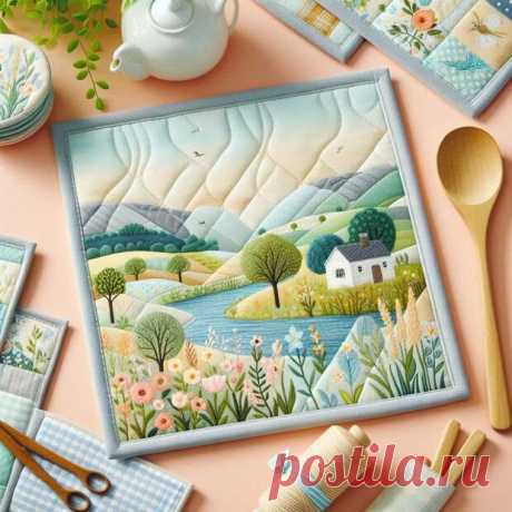 Прихватки DIY - как нарисовать летний эскиз, не будучи художником - Сам себе мастер - 15 июня - Медиаплатформа МирТесен Лето - время ярких цветов, свежих фруктов и веселых пикников. Почему бы не добавить немного этой летней атмосферы на вашу кухню с помощью уникальных лоскутных прихваток? Даже если вы не умеете рисовать, этот гид поможет вам создать эскиз для вашей собственной прихватки. Но как именно можно - 15 июня - 43071968266 - Медиаплатформа МирТесен