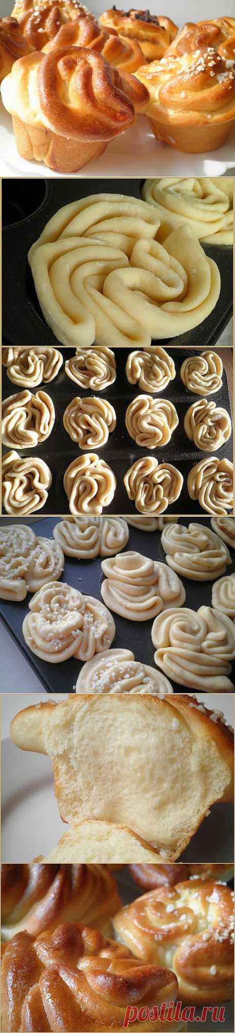Ароматные булочки с разнообразной начинкой.