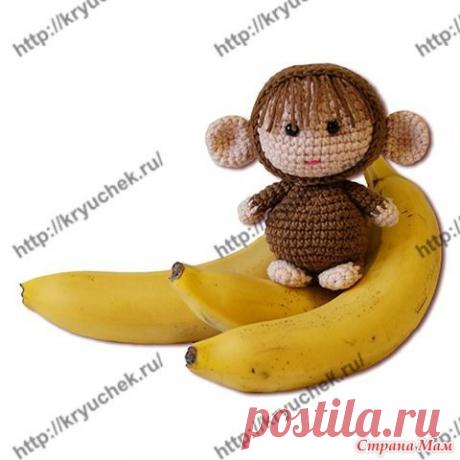 МК. Игрушка Обезьянка крючком. - Вязание - Страна Мам