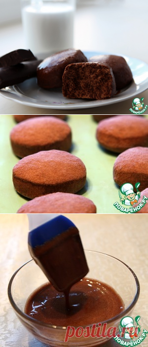 Заварные шоколадные пряники – кулинарный рецепт