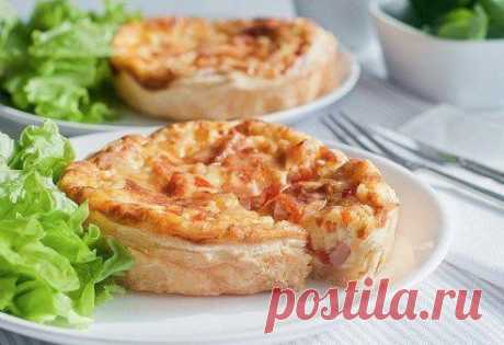 Киш с ветчиной и томатами / Райская пища