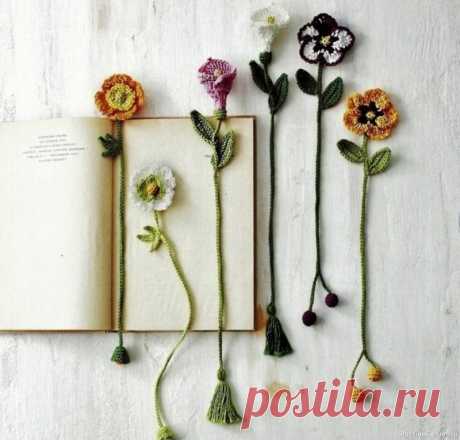 Цветочные закладочки. Схемы | Вязаные крючком аксессуары . |
Цветочные закладочки. Схемы
Источник: https://www.knittingideas.ru/posts/34945-nezhnye-cvetochnye-zakladki.html