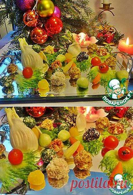 Закусочные шарики к фуршетному столу - кулинарный рецепт