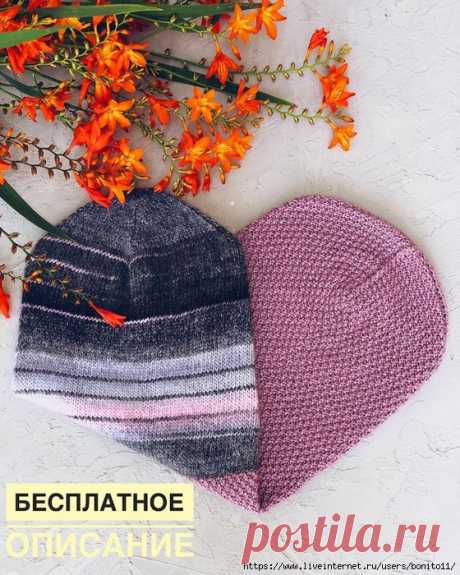 ДВОЙНАЯ ШАПКА от toribertori_knit