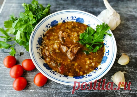 ​Суп харчо из говядины с рисом