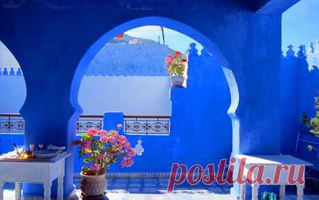 Голубой город Шефшауен (Chefchaouen) в Марокко